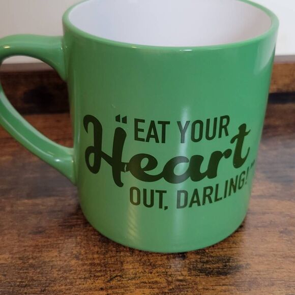 2020 M&M'S MS GREEN CHARACTER LIMITED EDITION COLLECTIBLE 12 oz CERAMIC MUG Eat - Picture 2 of 4